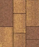 Тротуарная плитка Трио, 60 мм, гранит, Осень