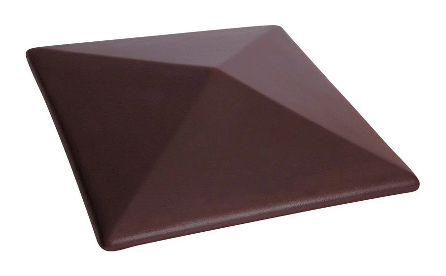 Колпак клинкерный для столбов забора 07 Кармазиновый остров, 445*445*90 мм