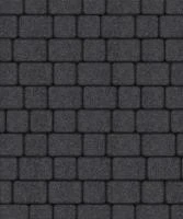 Тротуарная плитка Классико, 40 мм, мрамор, черный