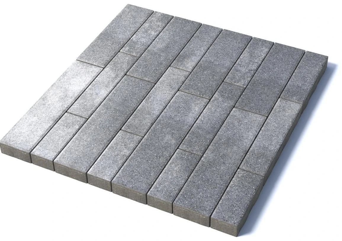 Тротуарная плитка Регата, 60 мм, Шунгит