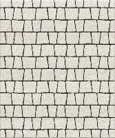 Тротуарная плитка Абрис, 60 мм, гранит, белый