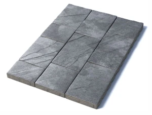 Тротуарная плитка Литос, 60 мм, Шунгит