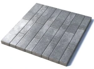 Тротуарная плитка Регата, 60 мм, Шунгит
