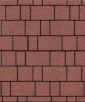 Тротуарная плитка Старый город, 60 мм, красный