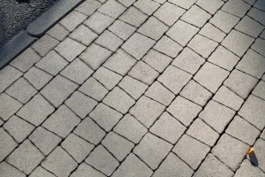 Тротуарная плитка Антик Б.3.А.6 гладкая белая