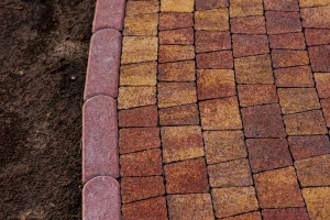 Тротуарная плитка Антик Б.3.А.6 гранит н/м листопад