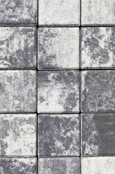 Купите тротуарную плитку Б.3.К.6 гладкий листопад (черный, белый) - Антрацит