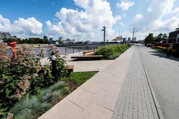 Благоустройство набережной реки Миасс