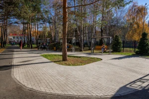 Тротуарная плитка Антик Б.3.А.6 гладкая белая