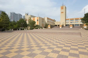 Купите тротуарную плитку Б.2.П.8 гладкая желтая