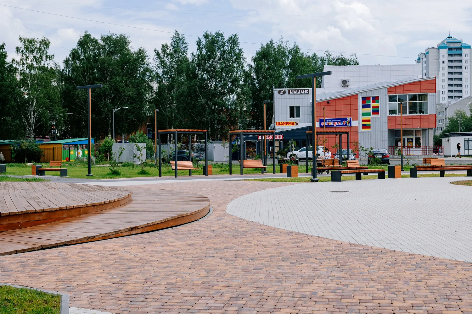 Сквер Спортивный в Тобольске