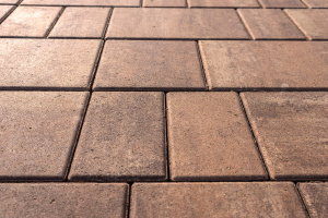 Купите тротуарную плитку Б.1.Фсм.6 гладкий листопад (бело-бежево-коричневый) Хаски