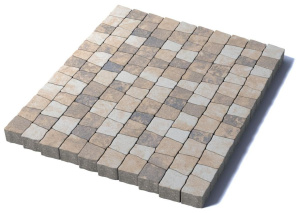 Тротуарная плитка Абрис, 60 мм, Базальт