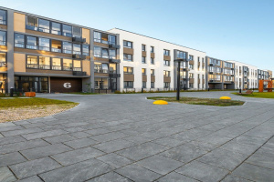 Гладкая серая тротуарная плитка от производителя