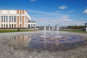 Тротуарная плитка Б.1.Фсм.6 гладкий листопад (черный, белый) - Антрацит